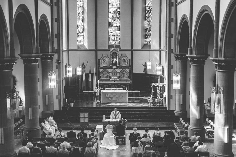 fantastic photo of bettembourg church during a wedding