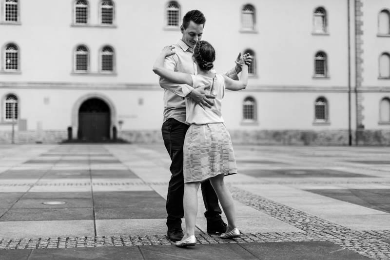 the photographer asked the couple to dance