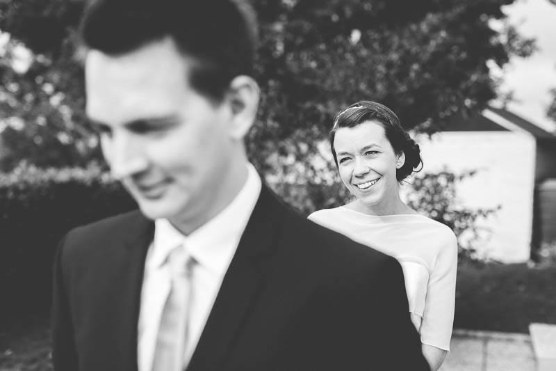 the photographer captured a very beautiful smile of the bride