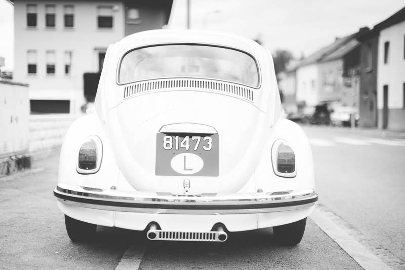 the newlyweds car - a beetle