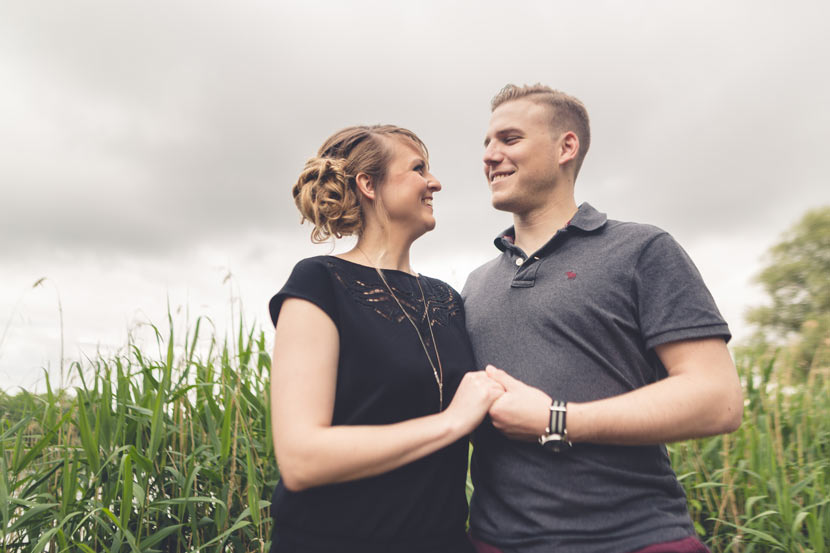 couple holding hands in hagondange, french moselle