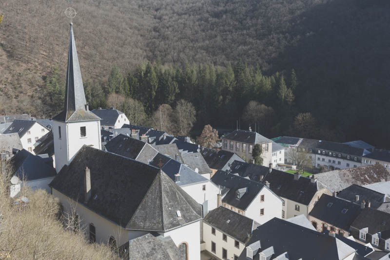 village de esch sur sûre au luxembourg