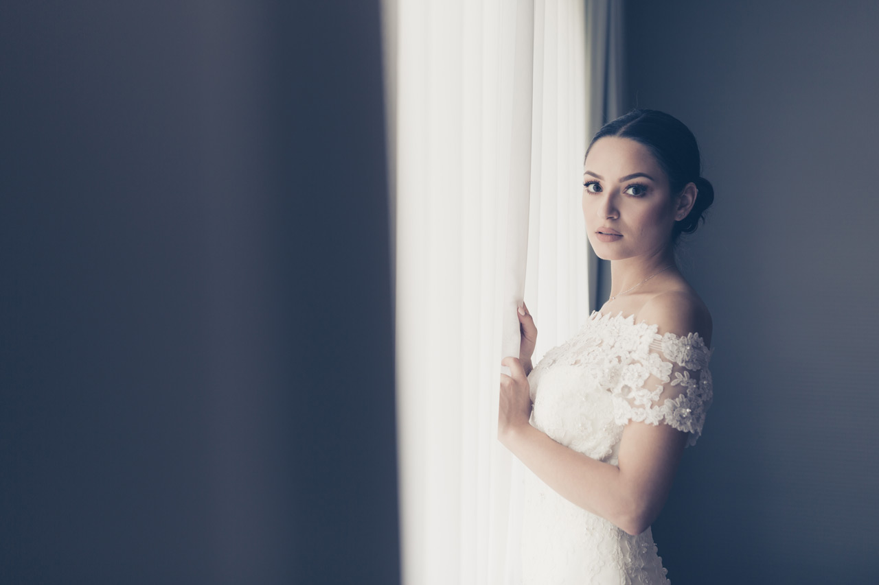 beautiful bride portrait