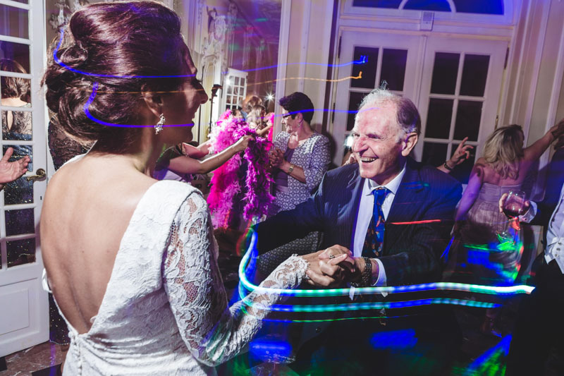 bride dancing with her grand dad
