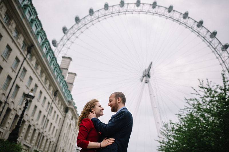 engagement session at the london eye