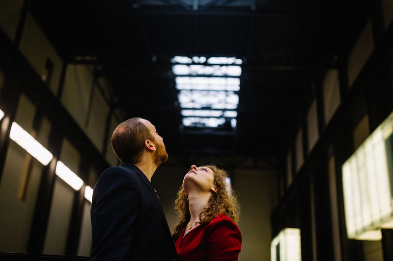 couple at the Tate museum in London