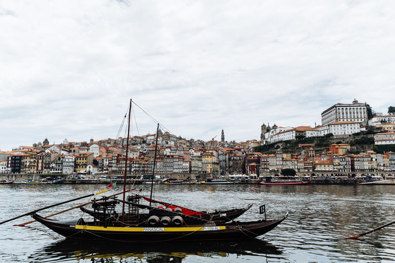 typical boat in Porto