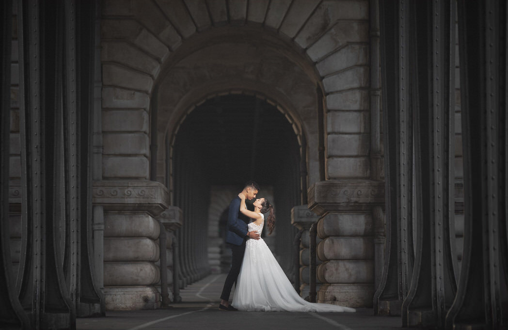 séance photo de mariage à Paris