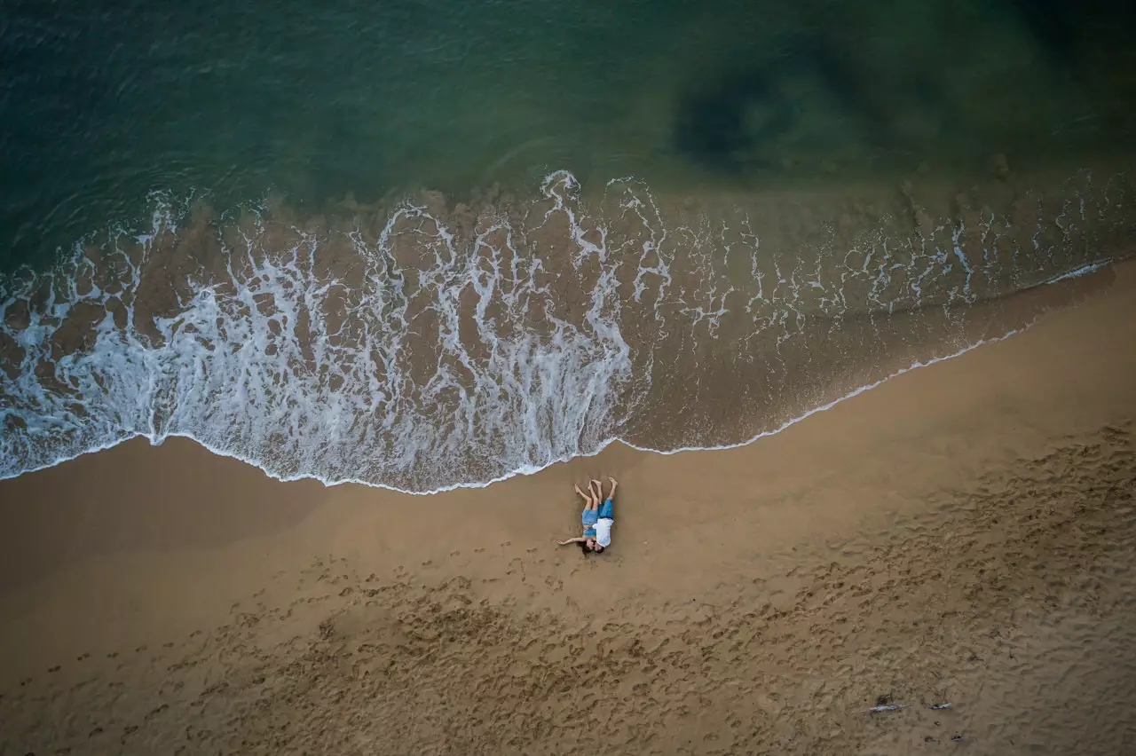 drone photography guadeloupe wedding