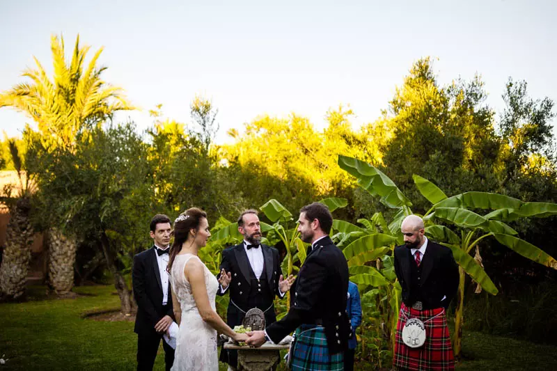 c&eacute;r&eacute;monie symbolique de mariage &agrave; marrakech